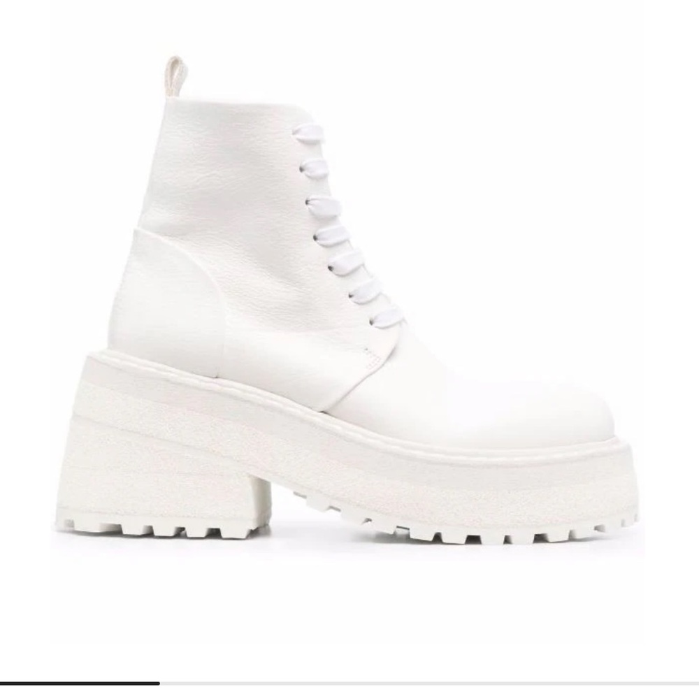 Marsèll - lace-up platform-sole leather boots
